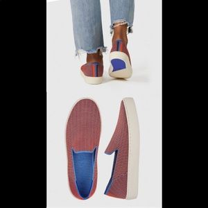 ROTHYS tangerine triple stitch sneakers